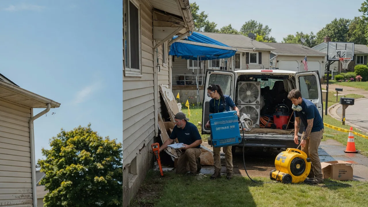 Ceiling Leak Cleanup in Merrimac, WI near me